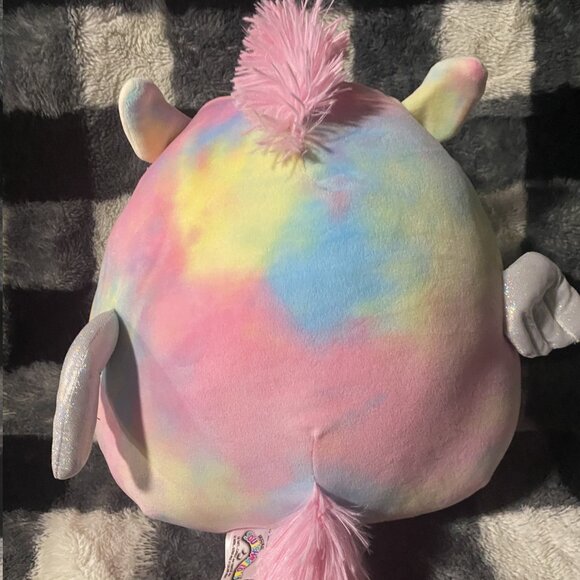12 Inch Unicorn Tie-Dye, Valentine's Day, Squishmallow - Picture 2 of 2